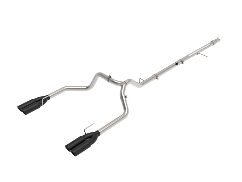 aFe — Vulcan Series 3 IN 304 Stainless Steel DPF-Back Exhaust System w/Black Tip