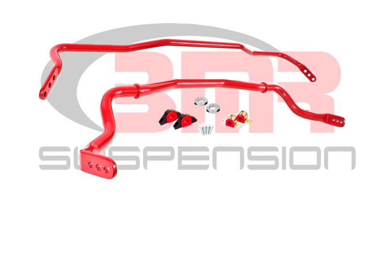 BMR Suspension — Sway Bar Kit With Bushings, Front (SB044), Rear (SB045)