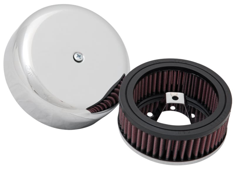K&N Engineering — K&N 4in ID / 5.25in OD / 2in H Custom Assembly Filter designed to fit Harley-Davidson Motorcycles
Air Intake System