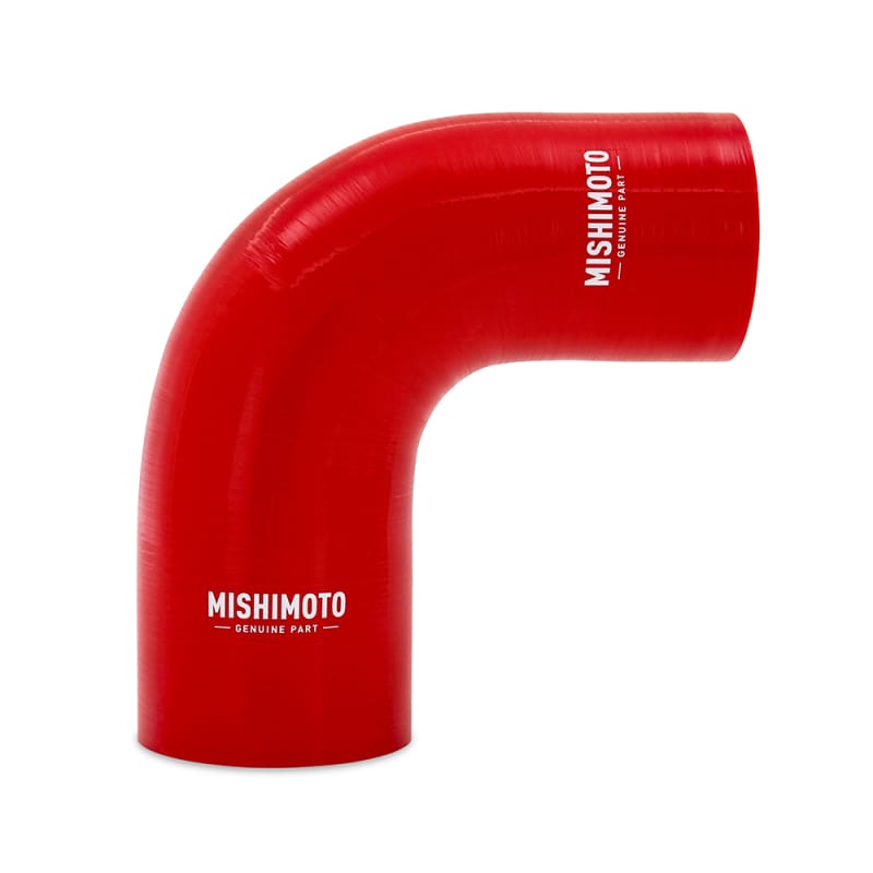 Mishimoto — Mishimoto 90-Degree Silicone Transition Coupler, 2.00-in to 2.25-in, Red