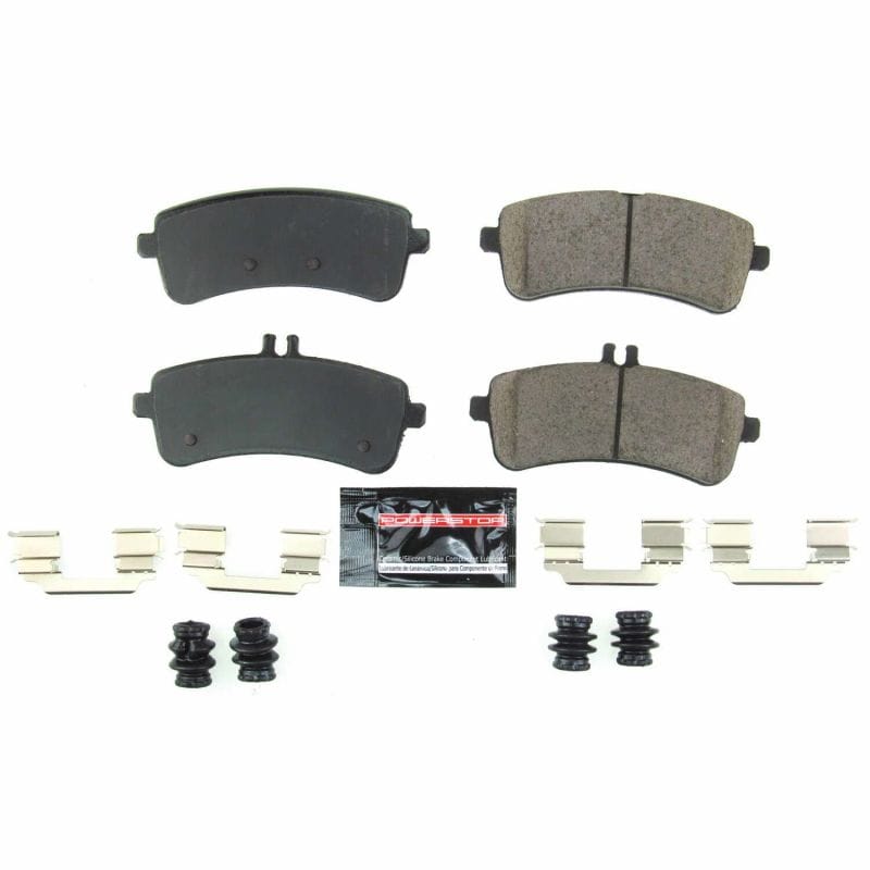 PowerStop — PowerStop - Z23 Daily Driver Carbon-Fiber Ceramic Brake Pads with Hardware Kit