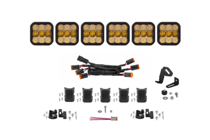 Diode Dynamics — Pod light featuring advanced TIR optics for high efficiency and focus.