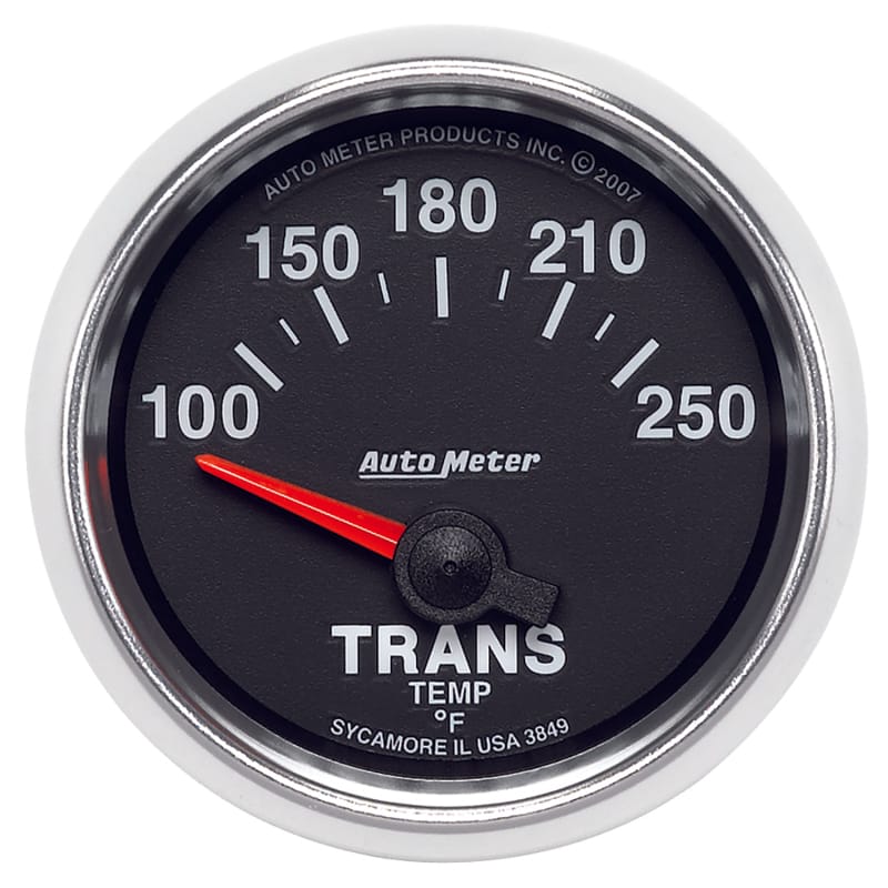 AutoMeter — GAUGE, TRANSMISSION TEMP, 2 1/16", 100-250?F, ELECTRIC, GS