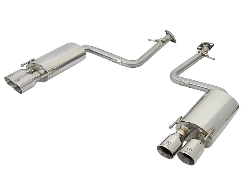 aFe — Takeda 2 IN Stainless Steel Axle-Back Exhaust System w/Polished Tips
