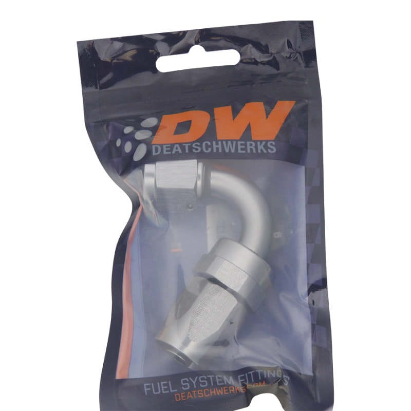 DeatschWerks — 120-Deg. 8 AN Swivel CPE Hose End
Hose End Fittings