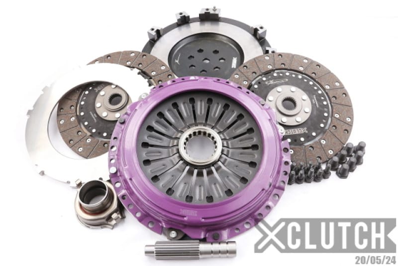 XCLUTCH — Clutch Kit Inc Flywheel; 9" Twin Solid Organic Clutch Discs