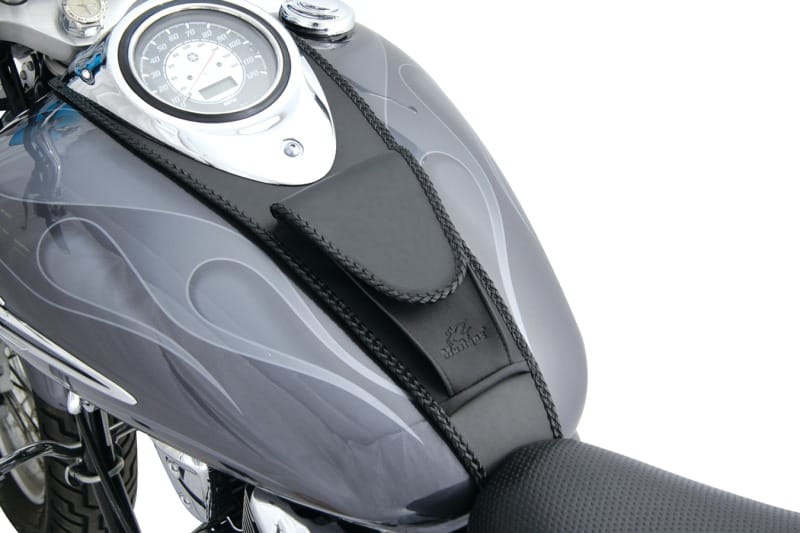 Mustang Motorcycle — Mustang 99-21 Yamaha V-Star 1100 Custom Cruiser Tank Bib - Black