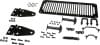 Kentrol — Kentrol 78-95 Jeep CJ/Wrangler YJ Hood Kit - Powdercoat Black