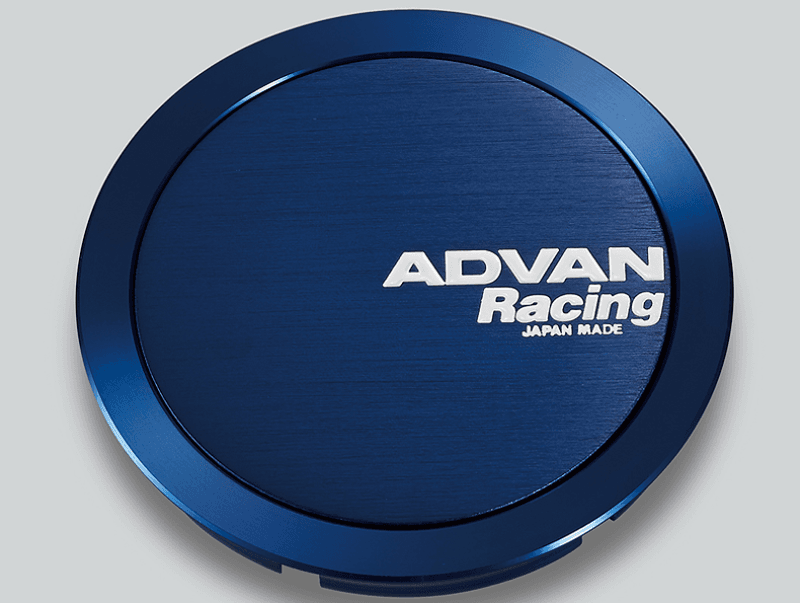 Advan — Advan 73mm Full Flat Center Cap - Blue Anodized
