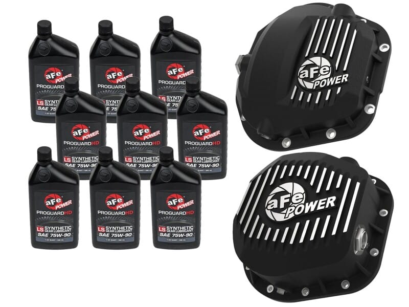 aFe — aFe POWER Front & Rear Diff GUARD Package w/ Oil