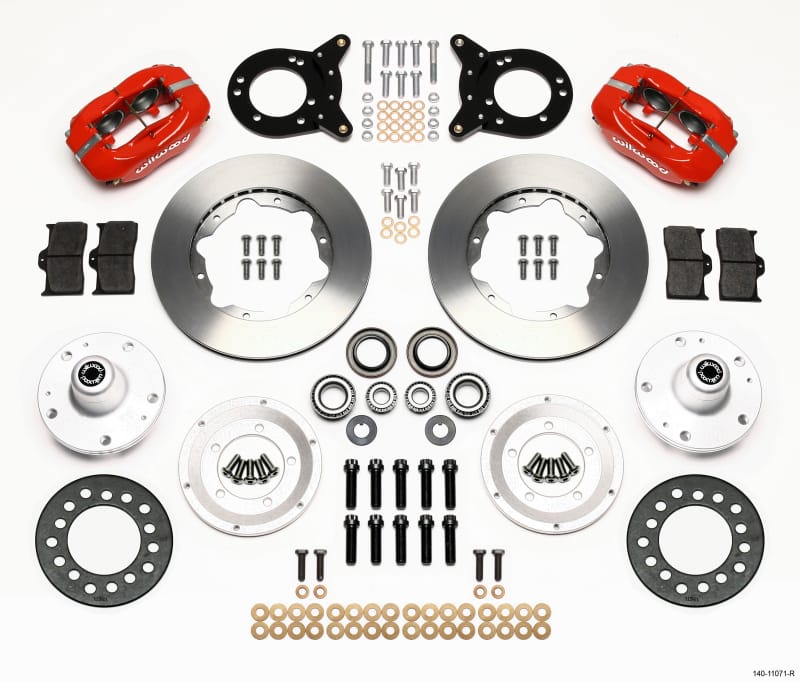 Wilwood — KIT,FRONT,MUSTANG,65-69,FDLI,11.00 RED