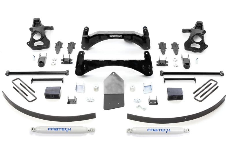 Fabtech — 6" BASIC SYS W/PERF SHKS 07-13 GM C1500 P/U W/O AUTORIDE 2WD
Basic Lift System w/Shocks