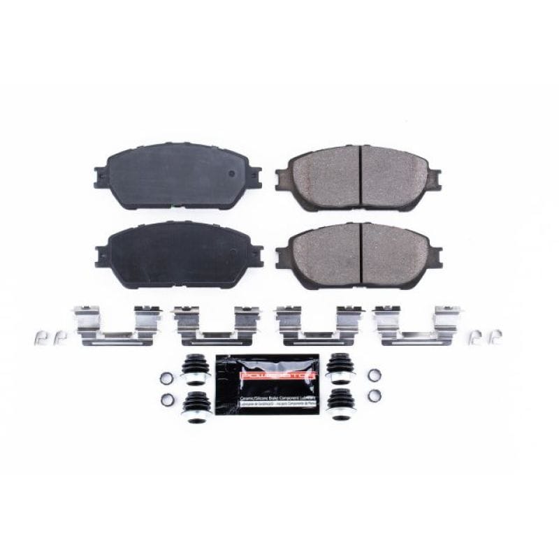 PowerStop — PowerStop - Z23 Daily Driver Carbon-Fiber Ceramic Brake Pads with Hardware Kit