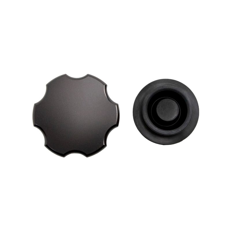 Wehrli — Cap, Billet, Brake Reservoir, for 1999-2025 GM 1500/2500/3500, Black Anodized