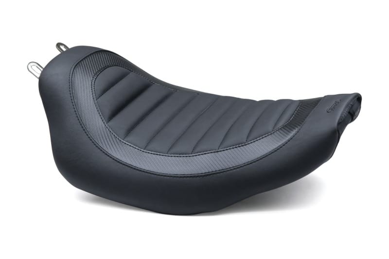 Mustang Motorcycle — Mustang 82-00 Harley FXR Jody Perewitz Design Solo Seat (Frame Mounted) - Black