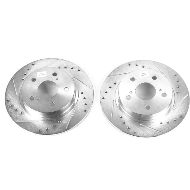 PowerStop — PowerStop Evolution Performance Drilled, Slotted & Plated Brake Rotor Pair