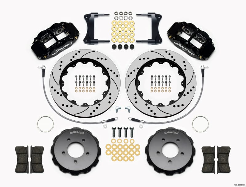 Wilwood — KIT,FRONT,MAZDA,MIATA,06-15,1.10,VENTED 14.00 ROTOR,SRP,W/LINES