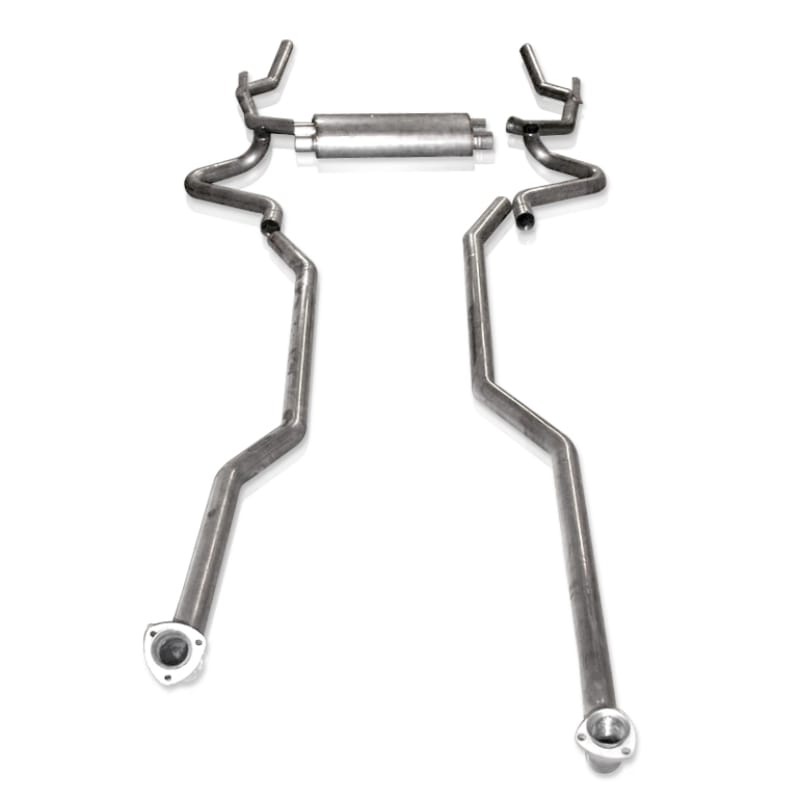 Stainless Works — Stainless Works Catback Transverse Muffler Fits Factory Manifolds