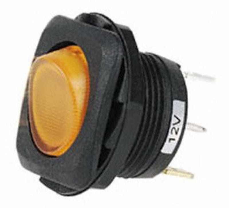 Hella — Switch Rocker SPST INC Green