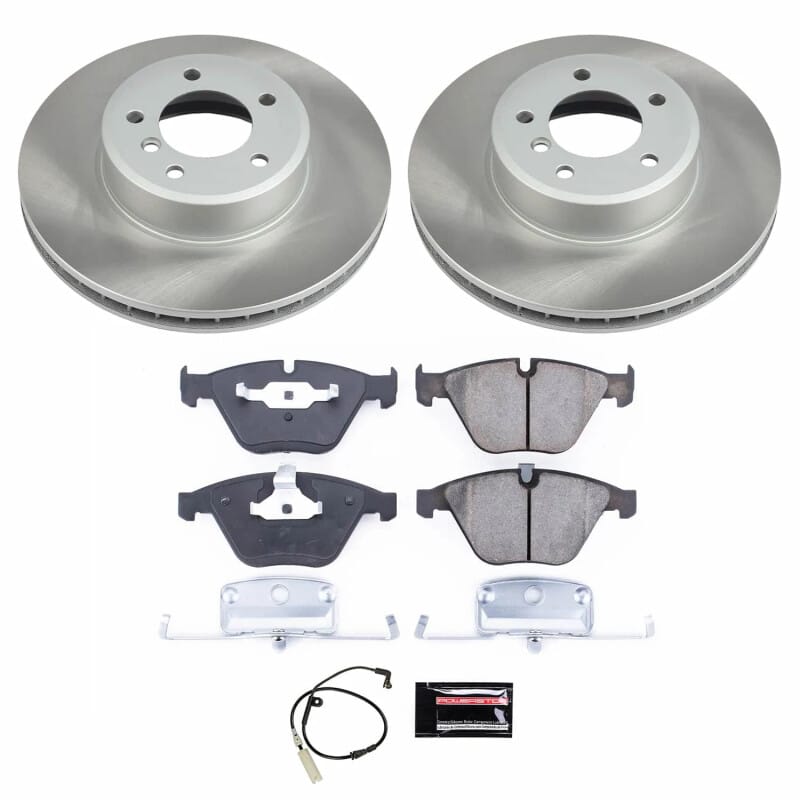 PowerStop — Semi-Coated Rotor and Low-Dust Ceramic Brake Pad Kit