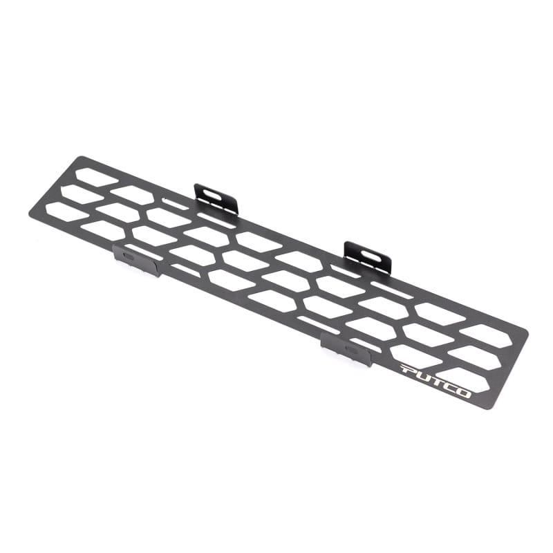 Putco — Putco 23-24 Ford F250/F350 Super Duty Hex Shield Design Bumper Grille Inserts - Black Powdercoated