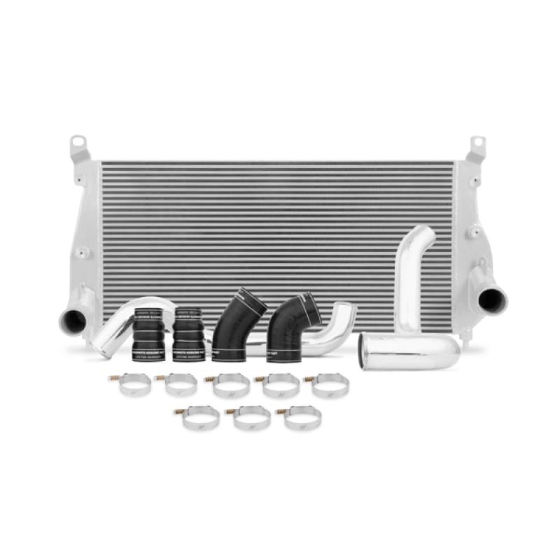 Mishimoto — Mishimoto 02-04.5 Chevrolet 6.6L Duramax Intercooler Kit w/ Pipes (Silver)