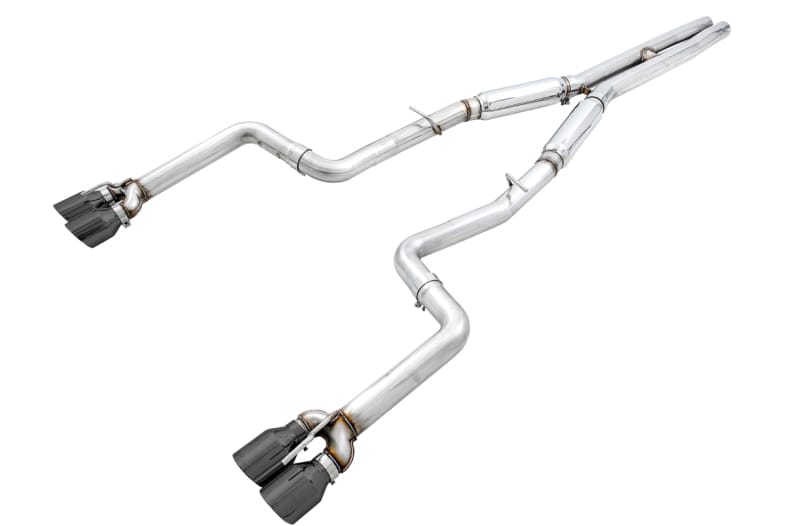 AWE Tuning — AWE Track Edition for 17+ Challenger 5.7 - Diamond Black Quad Tips