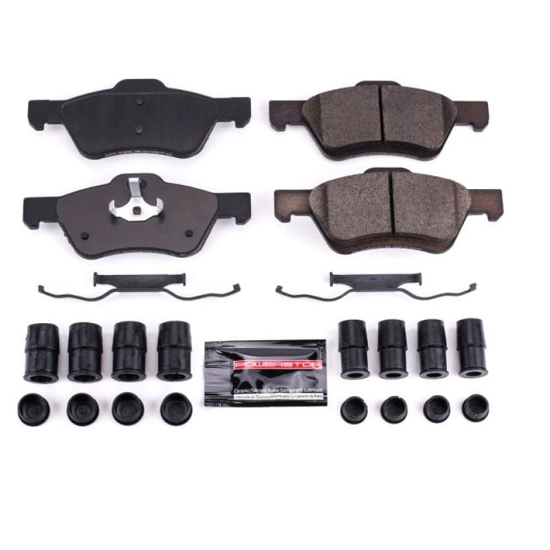 PowerStop — PowerStop - Z23 Daily Driver Carbon-Fiber Ceramic Brake Pads with Hardware Kit