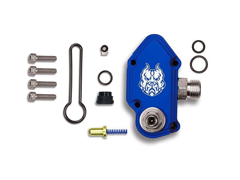 Sinister Diesel — Blue Spring Kit with Adjustable Billet Spring Housing