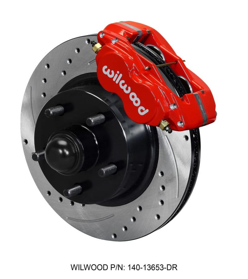 Wilwood — KIT,FRONT,GALAXIE,60-68,DRUM SPINDLE 11.3,HUB/ROTOR,SRP,RED