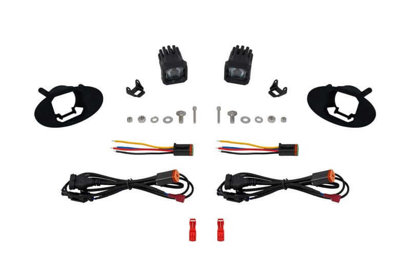 Diode Dynamics — Diode Dynamics SSC1 Type MZ LED Fog Light Kit White SAE Fog