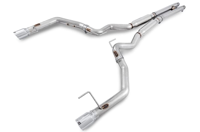 AWE Tuning — AWE Track Edition Cat-back Exhaust for S550 Mustang GT - Dual Tip