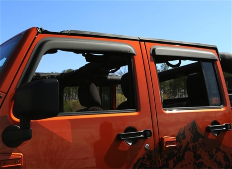 Rugged Ridge — RAIN DEFLECTORS-OMIX
Window Visor