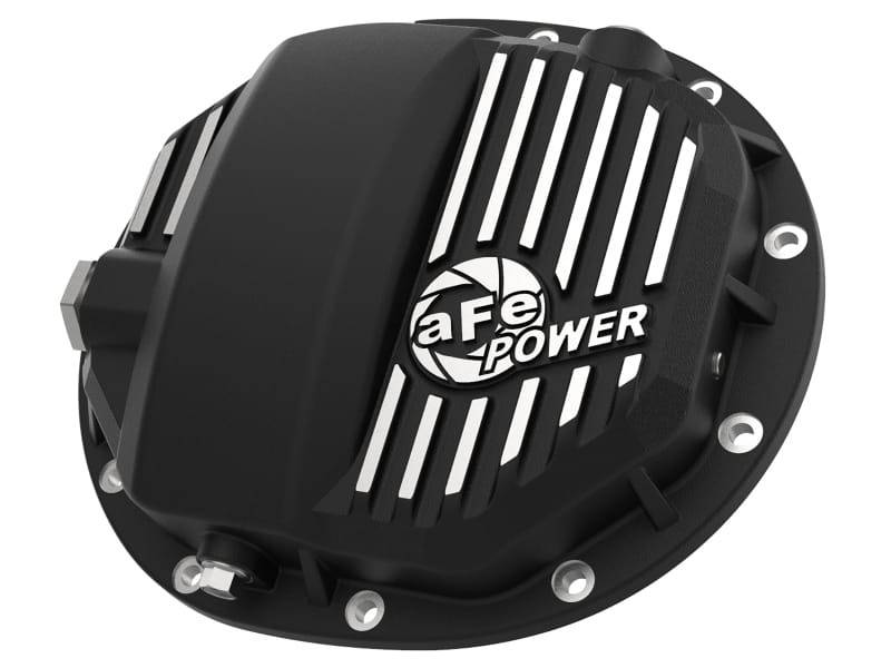 aFe — Pro Series AAM 9.5/9.76 Rear Differential Cover Black w/ Machined Fins