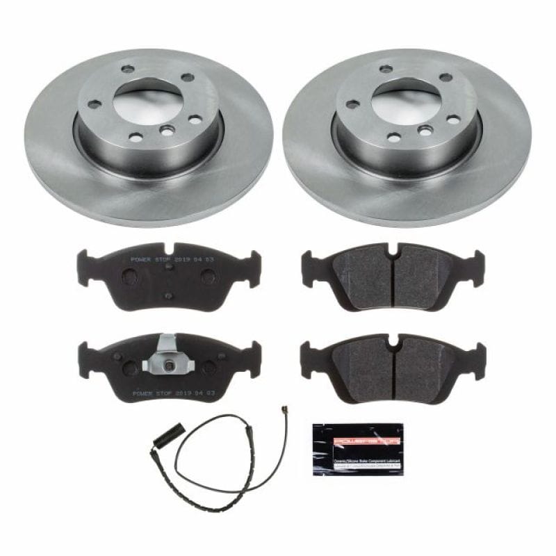 PowerStop — Track Day Spec High-Performance Brake Pad and Rotor Kit