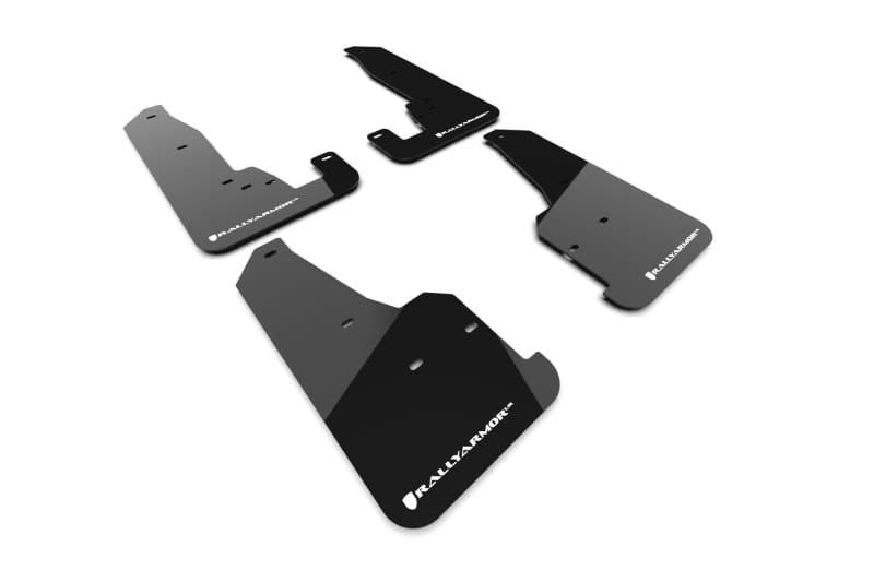 Rally Armor — Black Mud Flap/White Logo