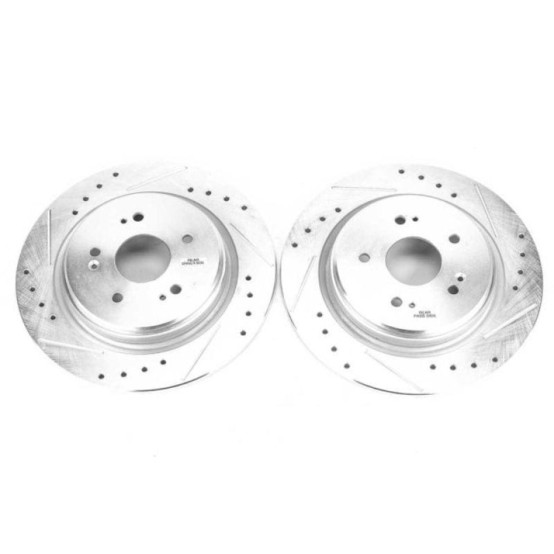 PowerStop — PowerStop Evolution Performance Drilled, Slotted & Plated Brake Rotor Pair