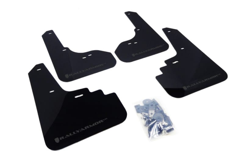 Rally Armor — Black Mud Flap/Grey Logo