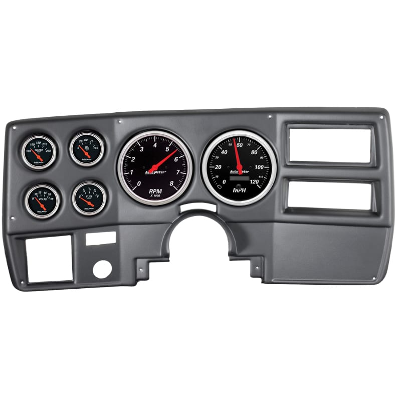 AutoMeter — GAUGE KIT, 6 PC, CHEVY TRUCK/SUBURBAN 73-83, TACH/MPH/FUEL/OILP/WTMP/VOLT, DB