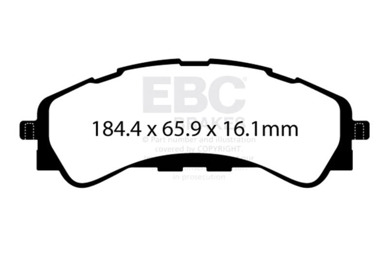 EBC — 6000 Series Greenstuff Truck/SUV Brakes Disc Pads