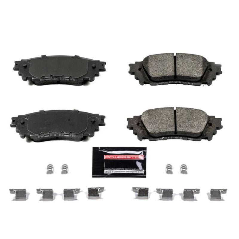 PowerStop — PowerStop - Z23 Daily Driver Carbon-Fiber Ceramic Brake Pads with Hardware Kit