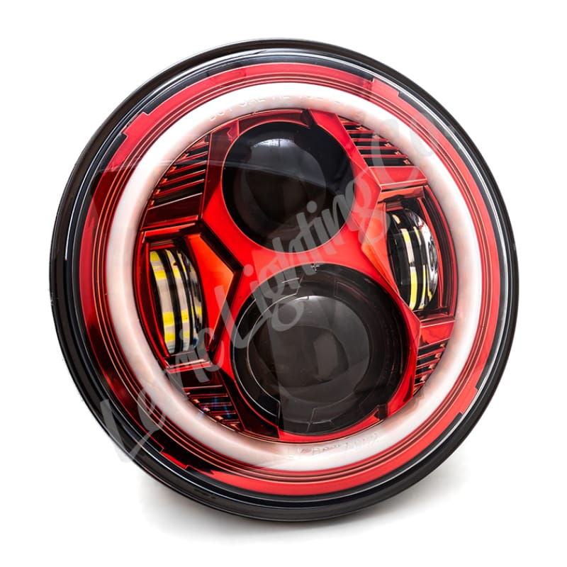 Letric Lighting — 7", Red w/Full Halo