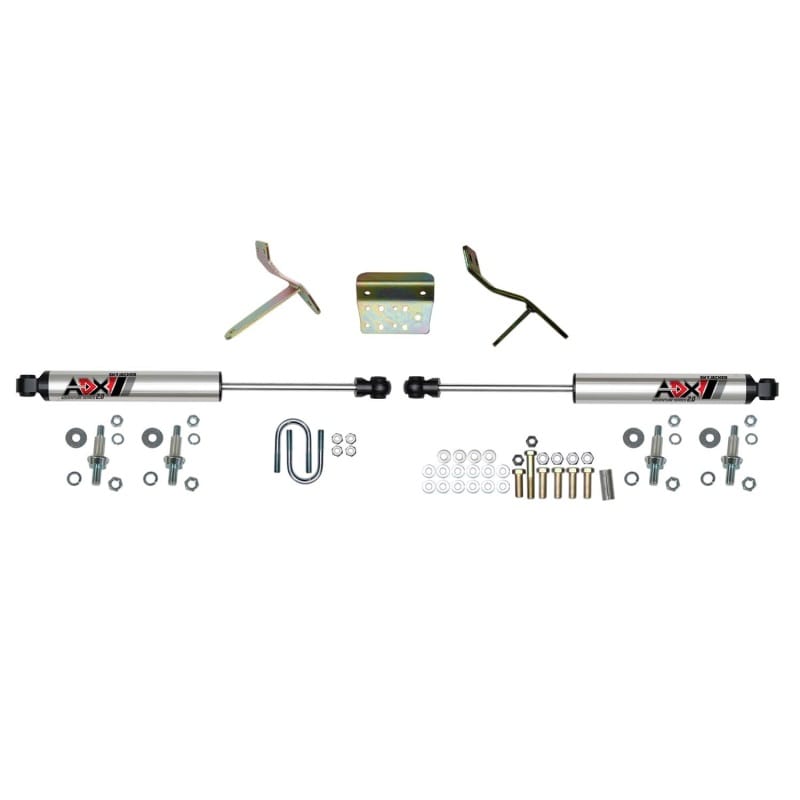 Skyjacker — ADX 2.0 CNC Machined Polished Aluminum Dual Stabilizer Kit.