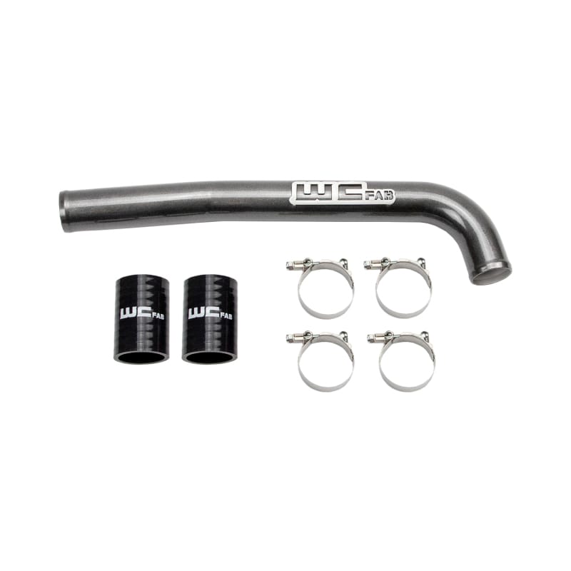 Wehrli — Upper Coolant Pipe, 2019-2024 6.7L Cummins Standard Output (SO), WCFab Grey