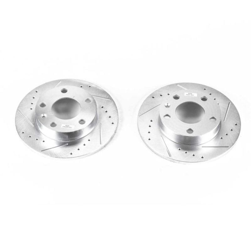 PowerStop — PowerStop Evolution Performance Drilled, Slotted & Plated Brake Rotor Pair