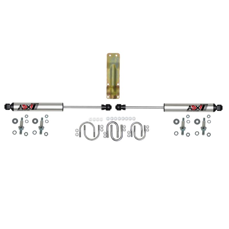 Skyjacker — ADX 2.0 CNC Machined Polished Aluminum Dual Stabilizer Kit.