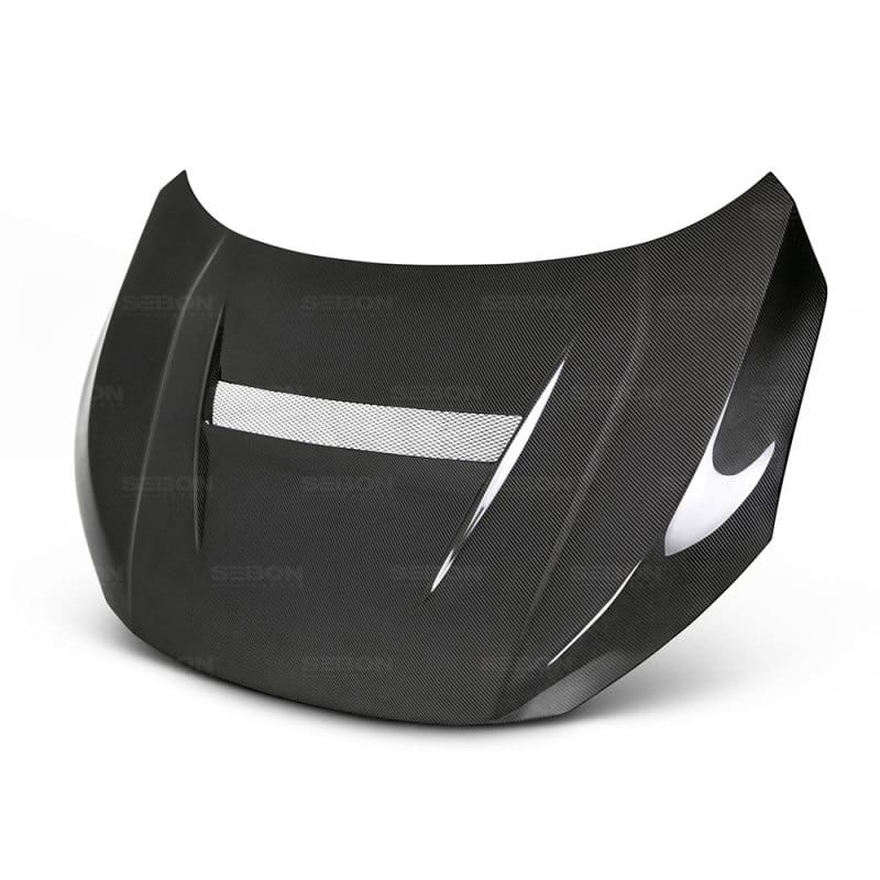 Seibon — Seibon 2016-2017 Honda Civic Coupe/Sedan/Hatchback VS-Style Carbon Fiber Hood