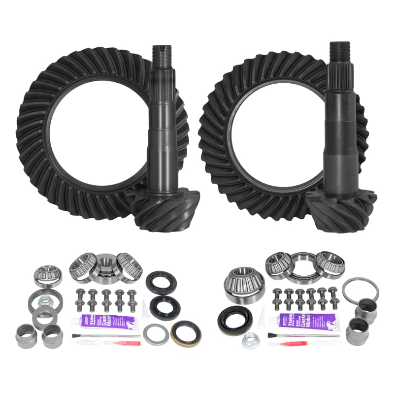 Yukon Gear & Axle — Ring & Pinion Gear Kit Package Front & Rear with Install Kits - Toyota 8.2/8"IFS
Ring/Pinion Gear Kit Package Front/Rear with Install Kits-Toyota 8.2/8in.IFS
