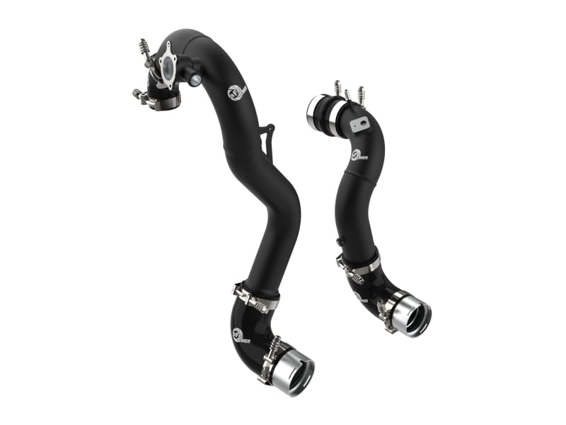 aFe — BladeRunner 3 IN Aluminum Hot and Cold Charge Pipe Kit Black