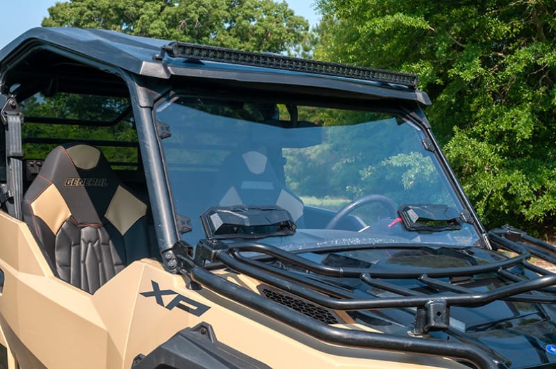 Seizmik — Seizmik 16-23 Polaris General 1000 /4/XP Pro-fit Tool-Less Windshield Vented Poly UV